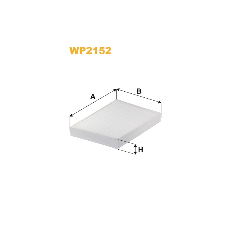 Filtre habitacle WP2152