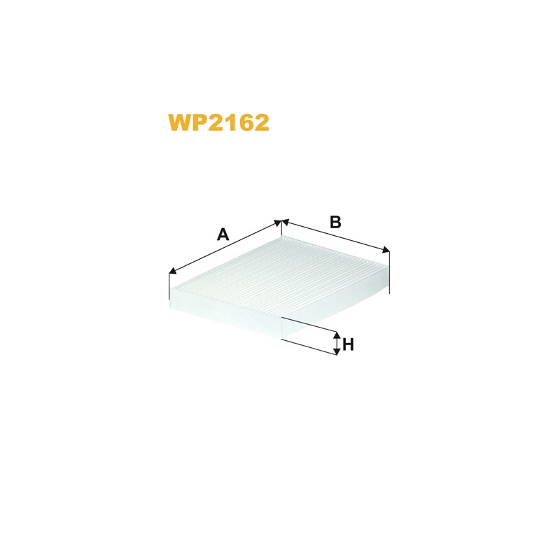 Filtre habitacle WP2162