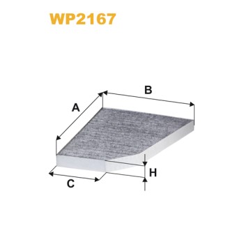 Filtre habitacle WP2167