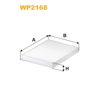 Filtre habitacle WP2168