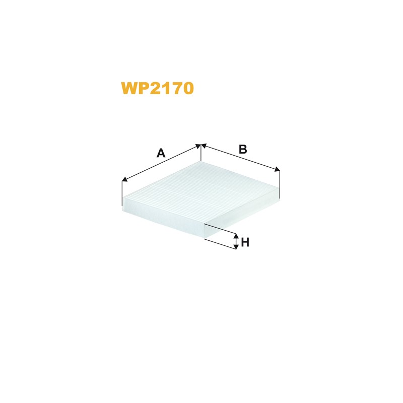 Filtre habitacle WP2170
