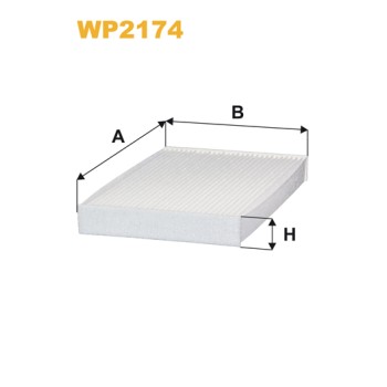 Filtre habitacle WP2174