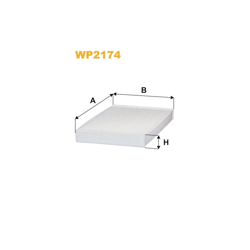 Filtre habitacle WP2174