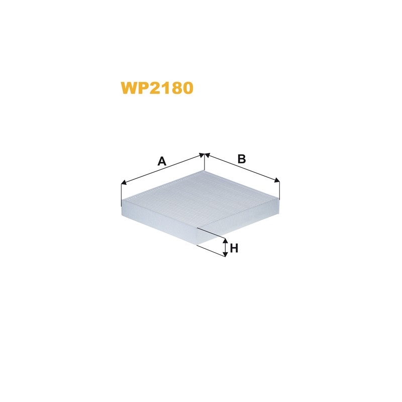 Filtre habitacle WP2180