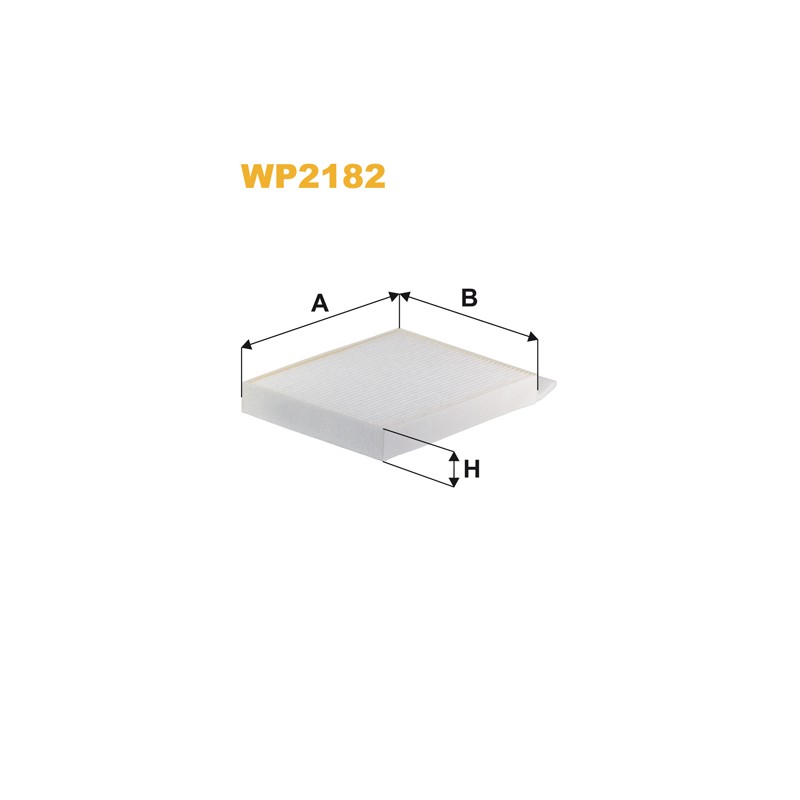 Filtre habitacle WP2182