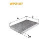 Filtre habitacle WP2187