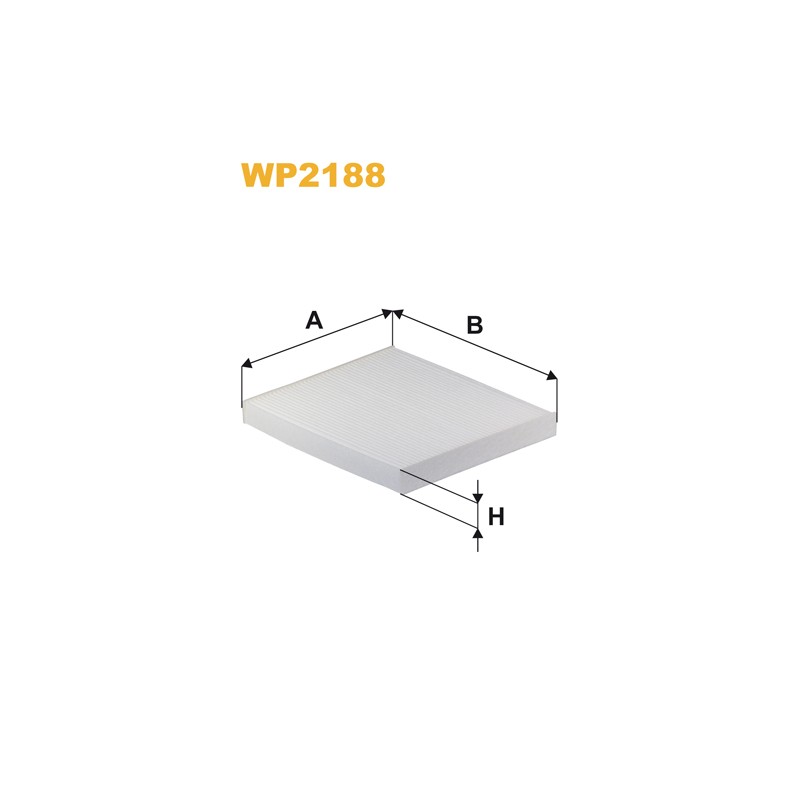 Filtre habitacle WP2188