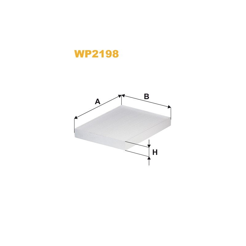 Filtre habitacle WP2198