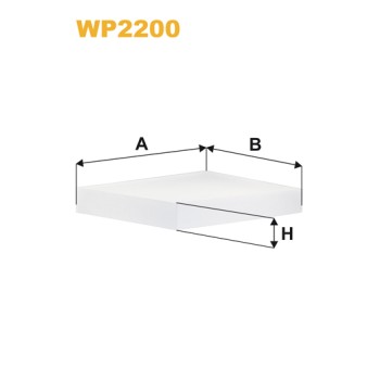 Filtre habitacle WP2200
