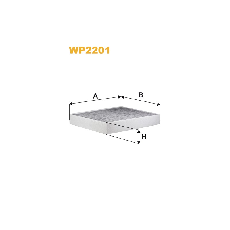 Filtre habitacle WP2201