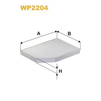 Filtre habitacle WP2204