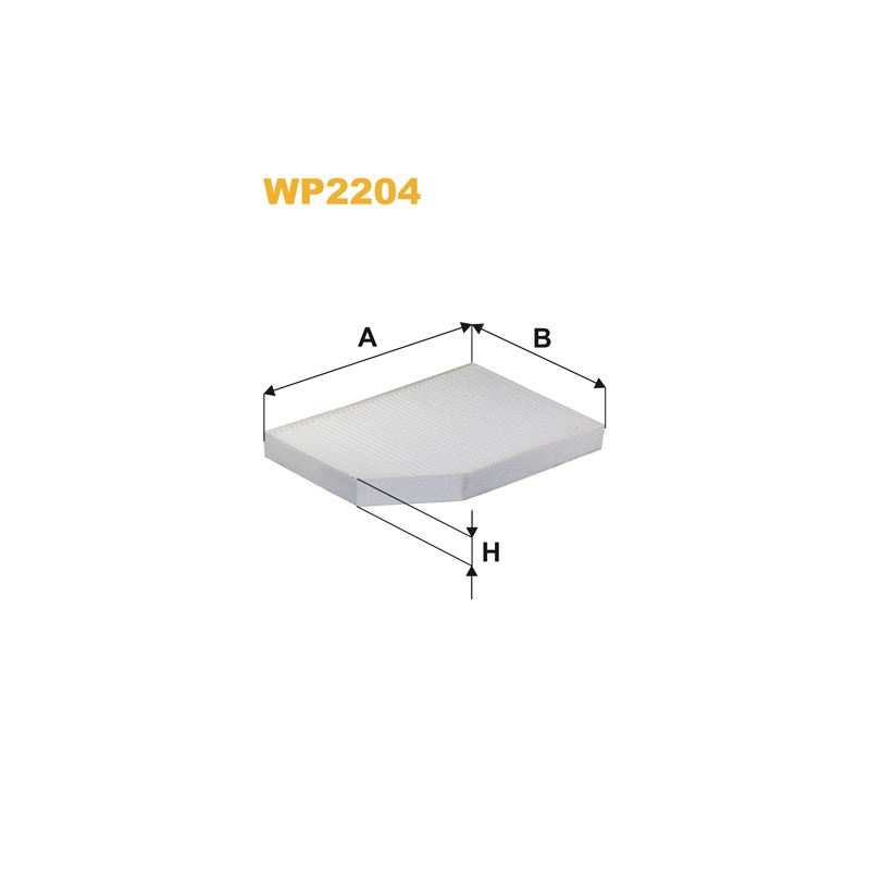 Filtre habitacle WP2204