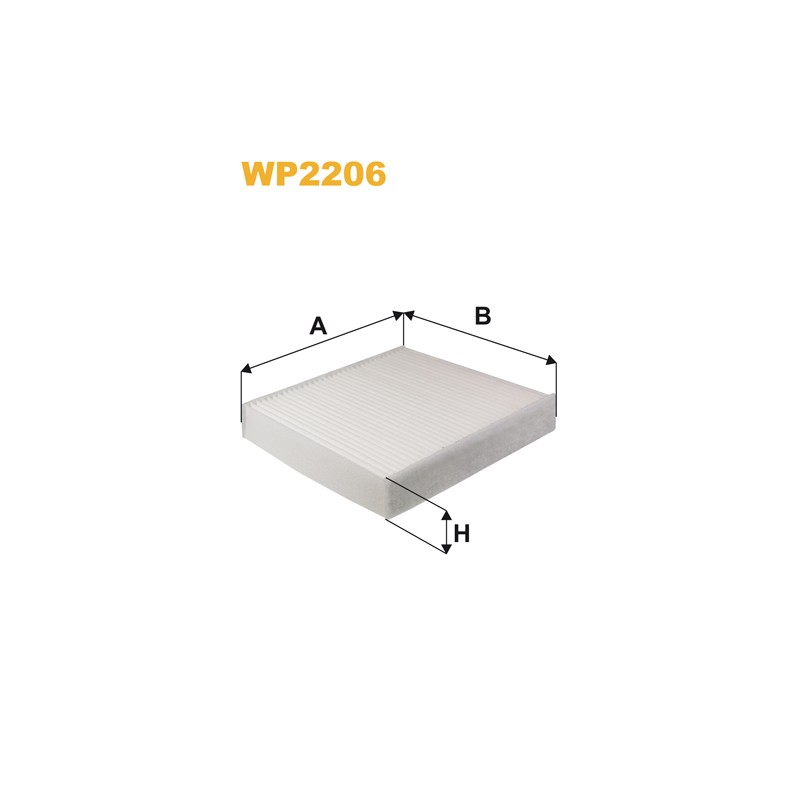 Filtre habitacle WP2206