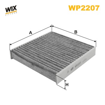 Filtre habitacle WP2207