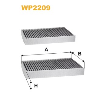 Filtre habitacle WP2209