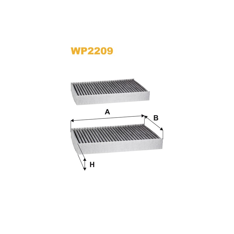 Filtre habitacle WP2209