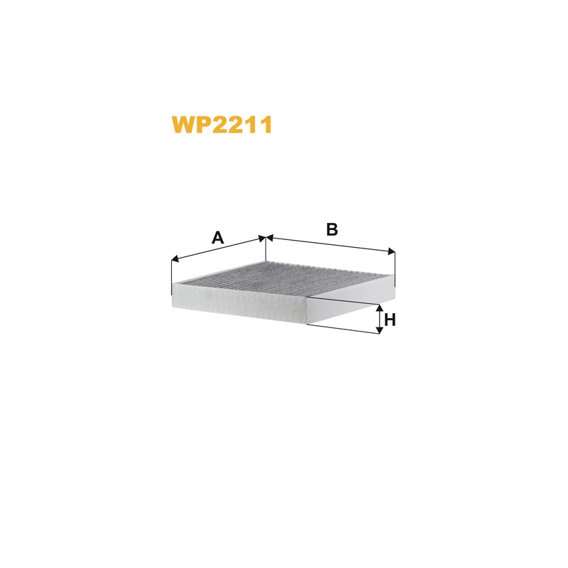 Filtre habitacle WP2211