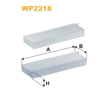 Filtre habitacle WP2218