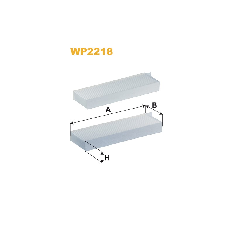 Filtre habitacle WP2218
