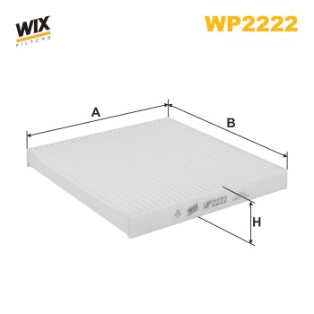 Filtre habitacle WP2222