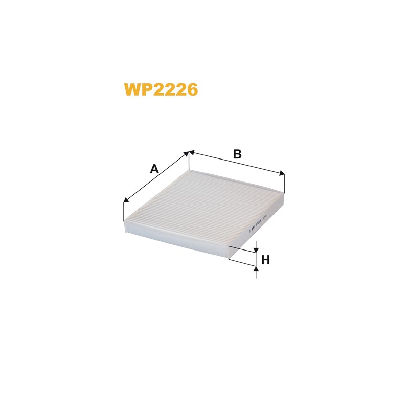 FILTRE HABITACLE WP2226