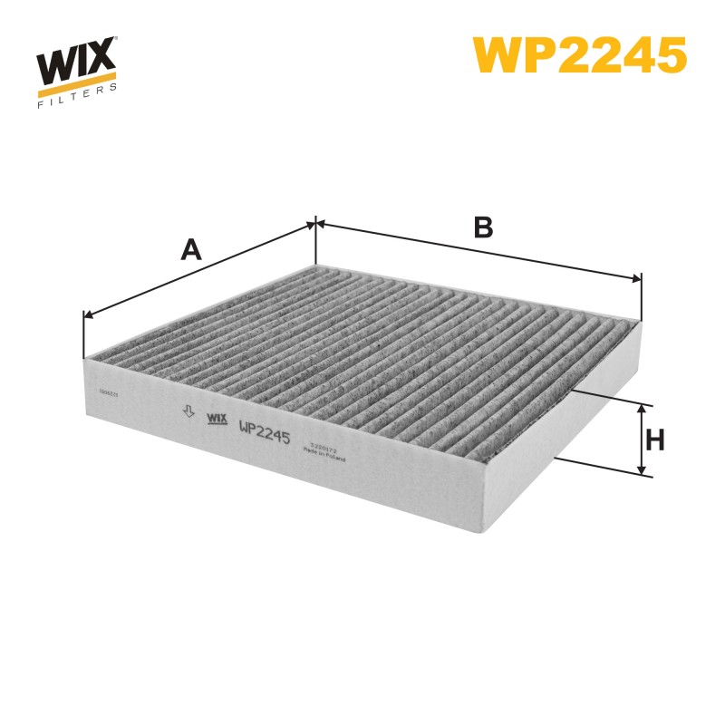 Filtre habitacle WP2245