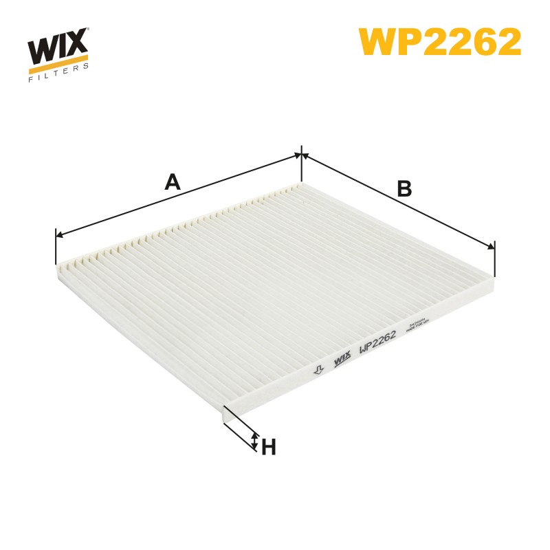Filtre habitacle WP2262