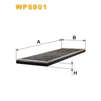 Filtre habitacle WP6801