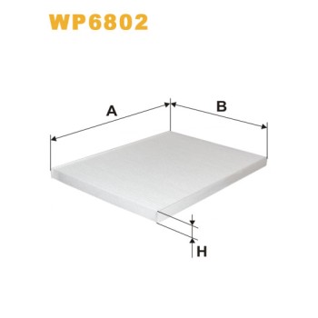 Filtre habitacle WP6802