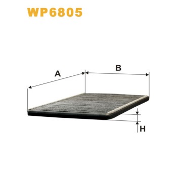 Filtre habitacle WP6805