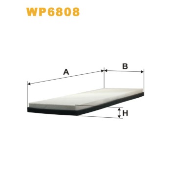 Filtre habitacle WP6808