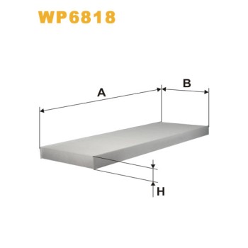 Filtre habitacle WP6818