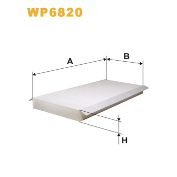 Filtre habitacle WP6820