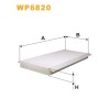 Filtre habitacle WP6820
