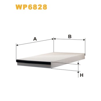 Filtre habitacle WP6828
