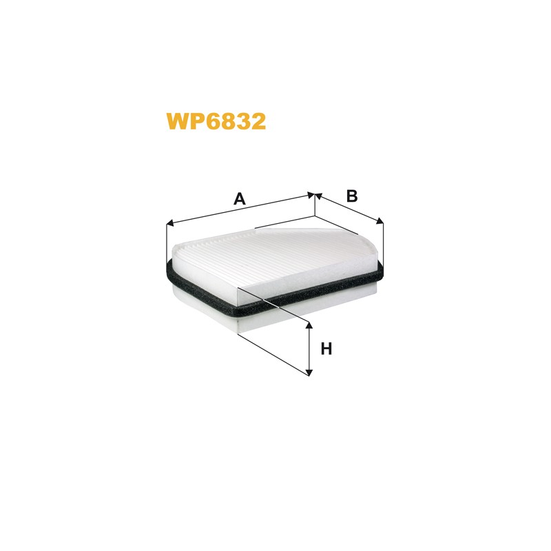 Filtre habitacle WP6832