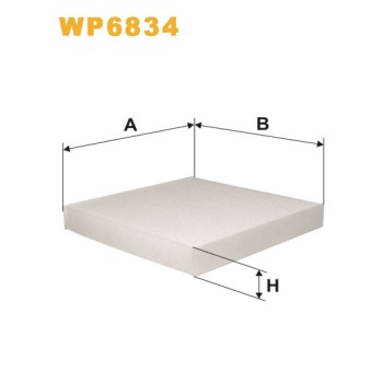 Filtre habitacle WP6834
