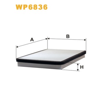 Filtre habitacle WP6836