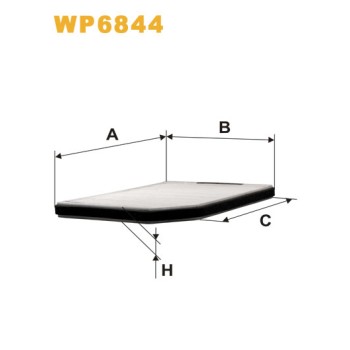 Filtre habitacle WP6844