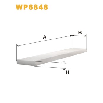 Filtre habitacle WP6848