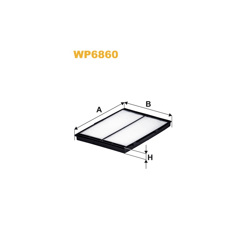 Filtre habitacle WP6860