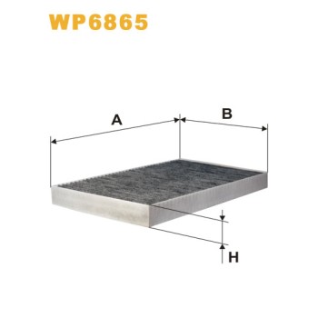 Filtre habitacle WP6865