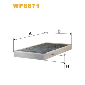 Filtre habitacle WP6871