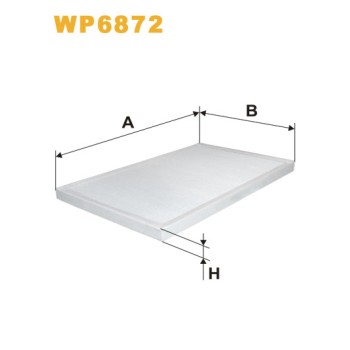 Filtre habitacle WP6872