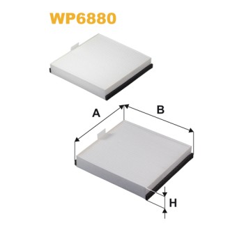Filtre habitacle WP6880