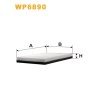 Filtre habitacle WP6890