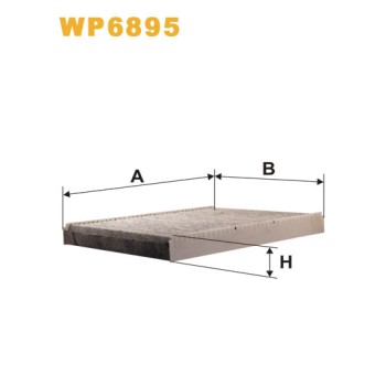 Filtre habitacle WP6895