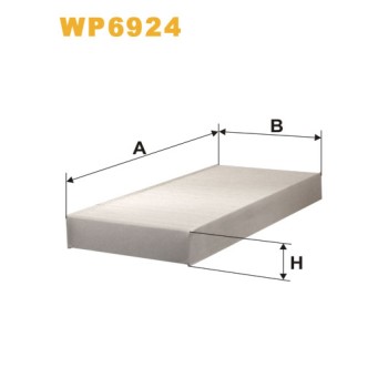 Filtre habitacle WP6924