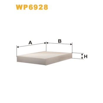 Filtre habitacle WP6928