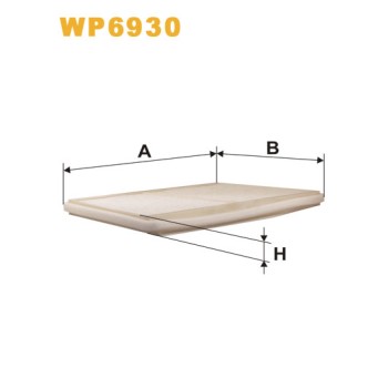 Filtre habitacle WP6930
